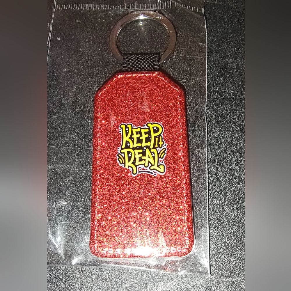 Red Glitter Keychain Set - Picture 3 of 6